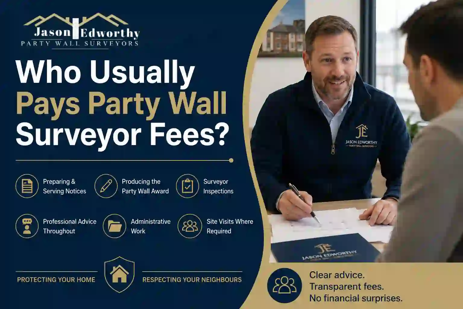 Who Usually Pays Party Wall Surveyor Fees Mexborough?