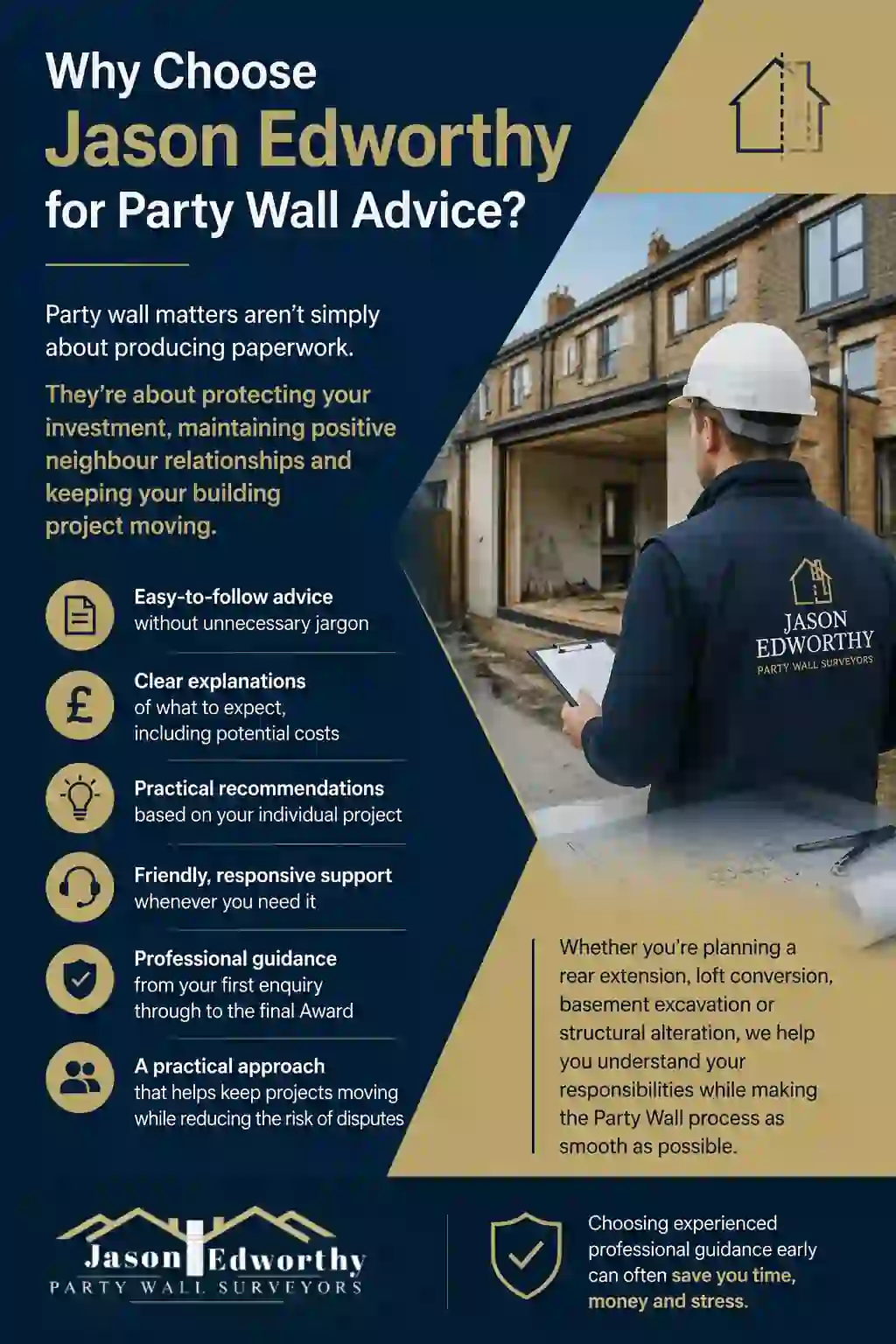 Why Choose Jason Edworthy for Party Wall Advice Mexborough?